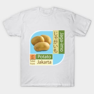 Jagaimo (じゃがいも) Tuber From Jakarta (Potato) T-Shirt